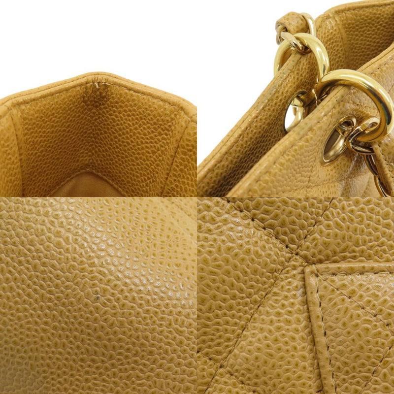 CHANEL Chain Bag Matelasse Tote Caviar Skin Women's