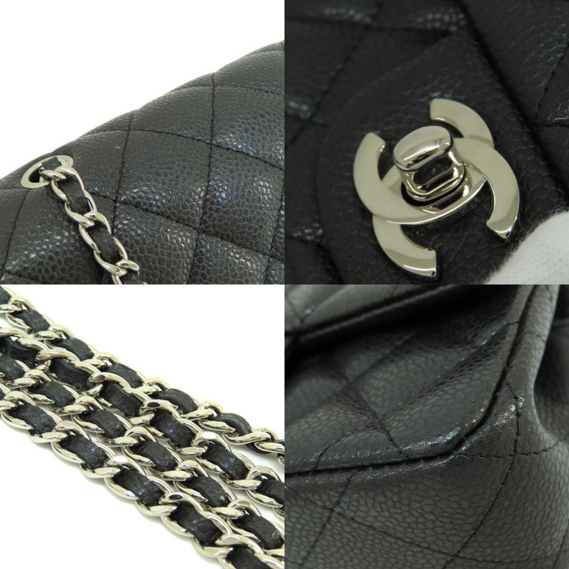 CHANEL Chain Shoulder Matelasse Bag Caviar Skin Women's