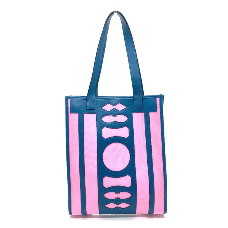 Hermes Petit Ash bag shawl Tote Bag Navy x Pink