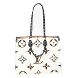 LOUIS VUITTON 2WAY Monogram Jungle On the Go GM M44675 Louis Vuitton Orange/White Tote Bag LV