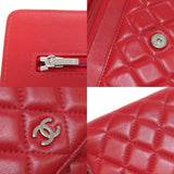 Chanel Chain Wallet Coco Mark Shoulder Bag Lambskin Women's CHANEL