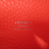 Hermes HERMES Picotin Lock MM Handbag Bag Leather Togo Women's Red