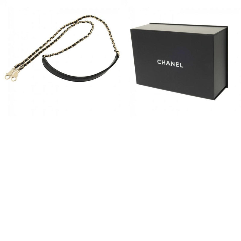 CHANEL Chanel Matelasse XXS Chain Shoulder Black AS2215 Women's Caviar Skin Handbag