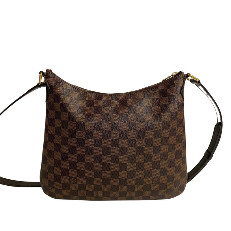 LOUIS VUITTON Bloomsbury PM Damier Leather Shoulder Bag Pochette Sacoche Brown 12113