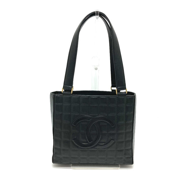 Chanel CCCC Mark Bag Semi-Shoulder Hand Bag Shawl Tote Bag Black