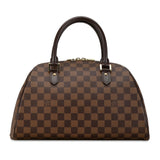 Louis Vuitton Damier Rivera MM Handbag N41434 Brown PVC Leather Women's LOUIS VUITTON