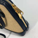 Gucci 621220 Horsebit 1955 2WAY Shoulder Bag Shoulder bag Crossbody Hand Bag Beige x dark navy