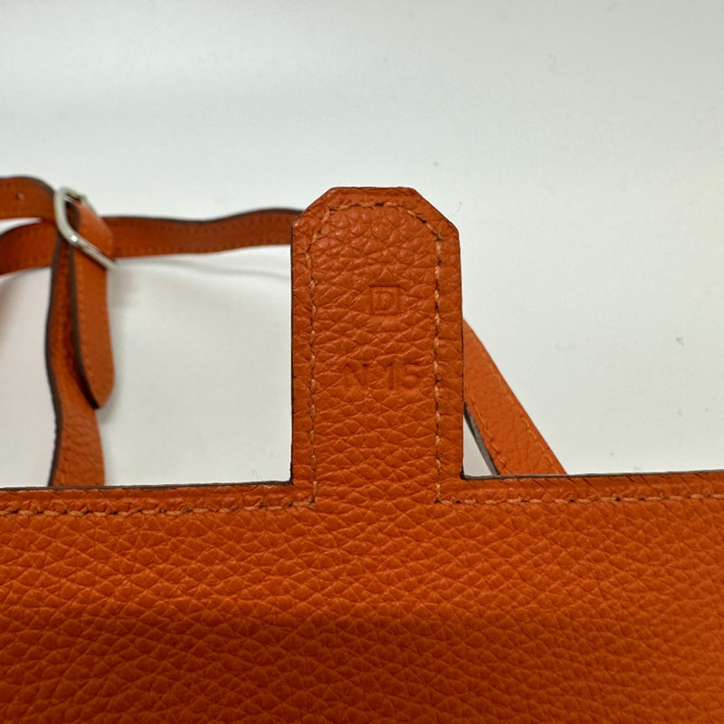 Hermes Crossbody bag Pochette phone pouch phone bag Shoulder Bag Orange