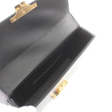 CELINE Triomphe Shoulder Bag Leather Women's Black 110803BF438NO