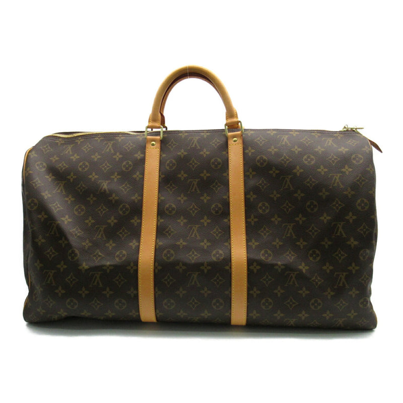 Louis Vuitton LOUIS VUITTON Keepall 60 Boston Bag Coated Canvas Monogram Men's Women's Brown M41422