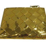 BOTTEGA VENETA Intrecciato Small Wallet Gold Lambskin Men's Women's