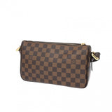 LOUIS VUITTON Damier Ravello GM Brown N60006 Women's Canvas Shoulder Bag