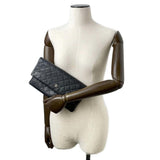 Chanel clutch bag, matelasse, coco mark, A69391, CHANEL black