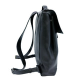 HERMES Backpack Flash Evergrain Leather Black