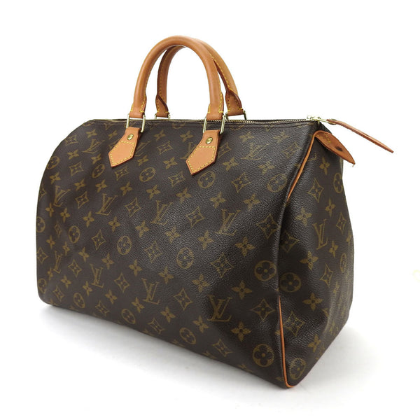 Louis Vuitton Handbag Speedy 35 M41524 Monogram Canvas Brown Women's LOUIS VUITTON