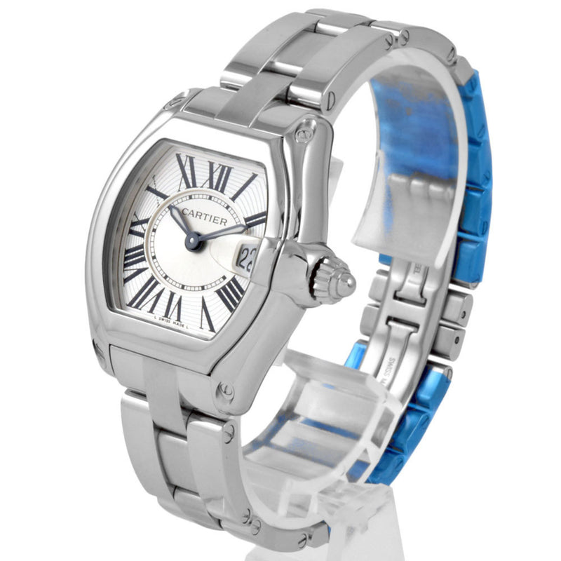 Cartier Roadster SM Watch Quartz Silver Dial Ladies