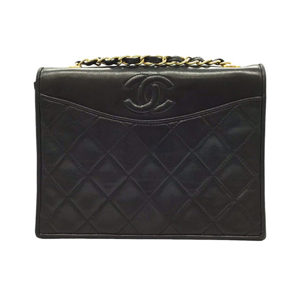 CHANEL Chanel Coco Mark Matelasse Chain Shoulder Bag Handbag Compact Box Single Women's