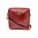 Hermes Bag Jockey Red Shoulder Pochette Crossbody Square Horse Ladies Leather Chevre HERMES