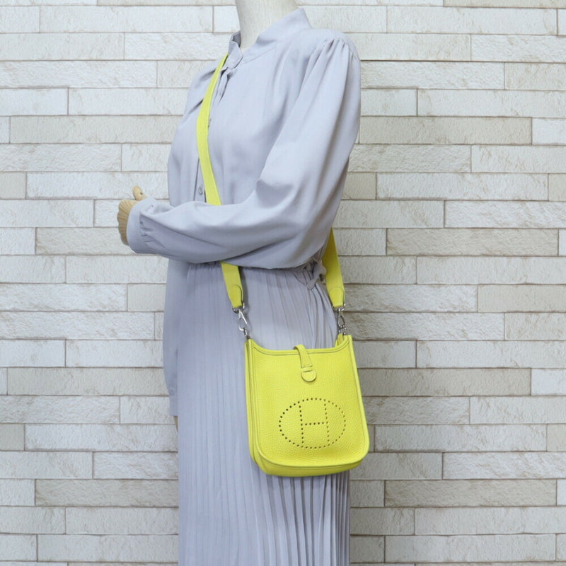 Hermes Evelyn TPM Shoulder Bag Togo Yellow Women's HERMES