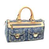 Louis Vuitton Handbag Monogram Denim Neo Speedy Women's M95019 Blue Boston