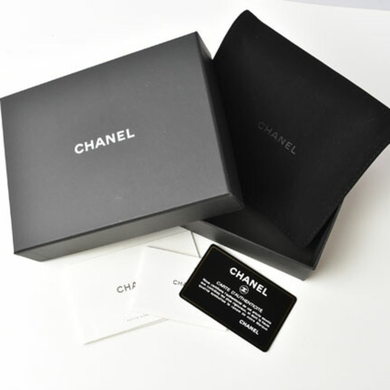 CHANEL coin case/wallet compact wallet/A84401/3-fold wallet caviar skin classic A84401 black