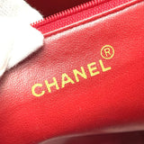 Chanel CC Mark Bag Tote Bag Shoulder Bag Red GoldHardware