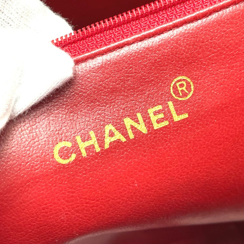 Chanel CC Mark Bag Tote Bag Shoulder Bag Red GoldHardware