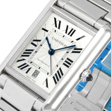 Cartier WSTA0053 Tank Must XL Watch, Automatic, Silver Dial, Men's