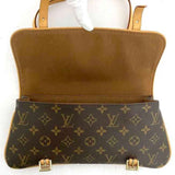 Louis Vuitton Handbag Marel Brown Beige Monogram M51157 Canvas Nume VI1004 LOUIS VUITTON Flap Belt One Shoulder Bag LV