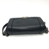 Chanel A92193 CC Mark Chain Shoulder Bag Black SilverHardware