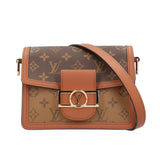 Louis Vuitton Dauphine MINI Monogram Reverse Shoulder Bag M45959 Brown Women's LOUIS VUITTON