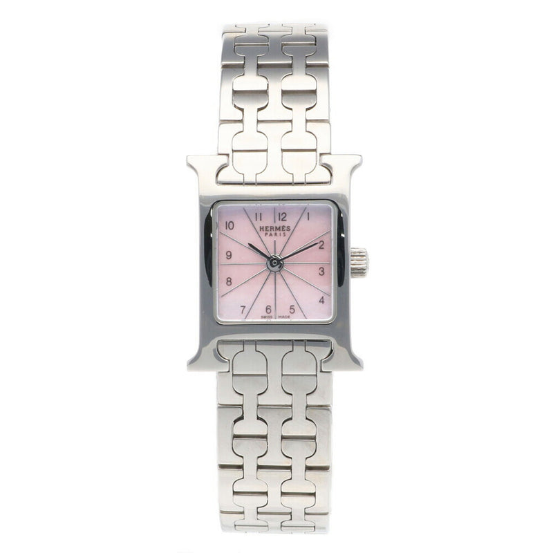 Hermes HERMES H watch mini stainless steel HH1.110 ladies