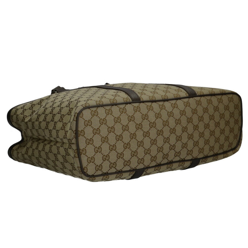 Gucci GUCCI GG campus shoulder bag canvas brown ladies