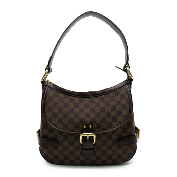 LOUIS VUITTON Highbury Shoulder Bag Brown Ebene Damier PVC coated canvas N51200