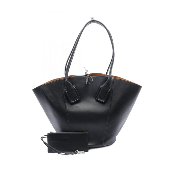 BOTTEGA VENETA Basket Tote Medium Bag Leather Women's Black