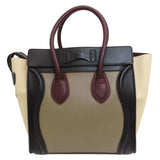 CELINE Luggage Micro Handbag in Calf Leather for Women