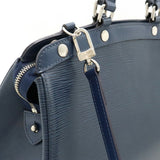 LOUIS VUITTON Louis Vuitton Epi B MM Handbag Tote Bag Indigo Blue Navy M40821