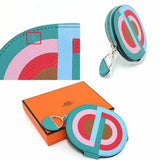 Hermes Mini Wallet in the Loop Vaux Epson Multicolor/Verl Verone D engraved