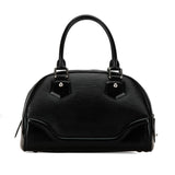 Louis Vuitton Epi Bowling Montaigne PM Handbag M59322 Black Leather Women's LOUIS VUITTON