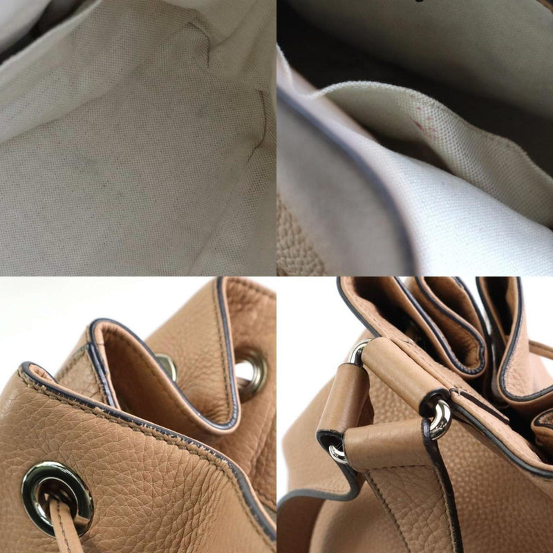 GUCCI backpack leather beige ladies 368588