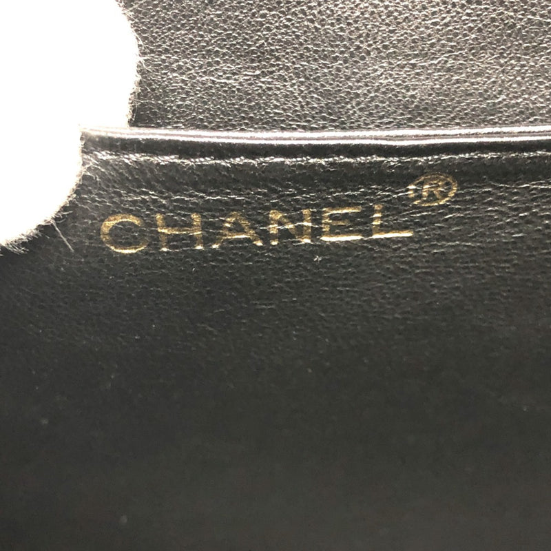 Chanel CC Mark CC Bag Tote Bag Hand Bag Black GoldHardware