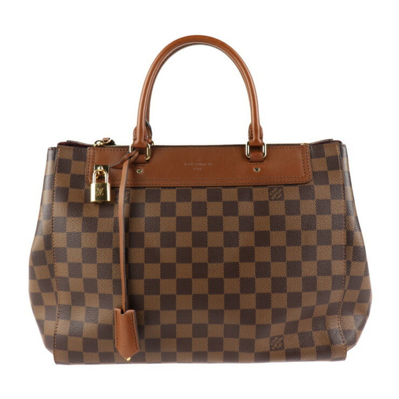 LOUIS VUITTON Louis Vuitton Greenwich Handbag N41337 Damier Canvas Brown 2way Shoulder Bag