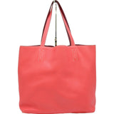 HERMES Hermes Double Sens 45 Tote Bag Taurillon Clemence Leather Bougainvillea Tosca Red Pink