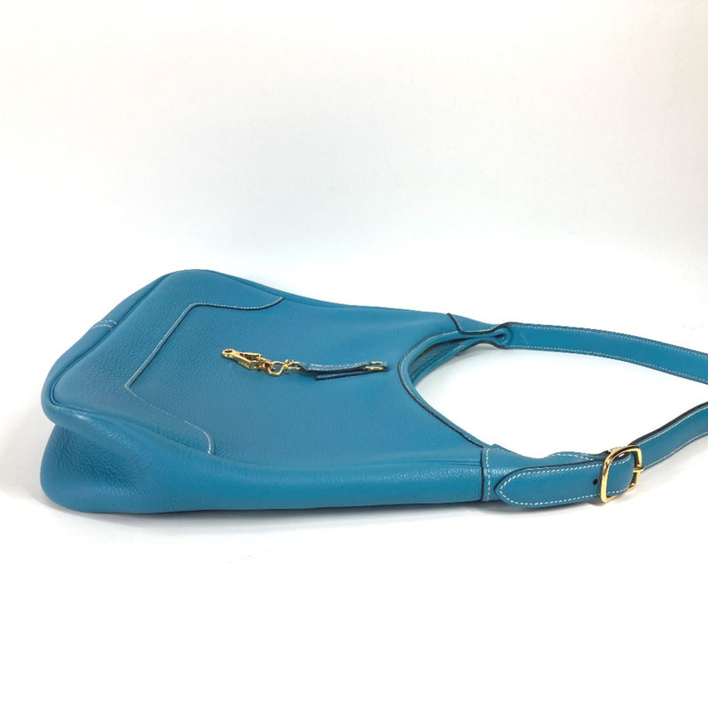 Hermes shoulder bag Shoulder Bag Blue gene blue GoldHardware