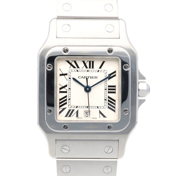 Cartier Santos Galbe LM Watch, Stainless Steel 1564 Quartz Unisex CARTIER