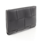 BOTTEGA VENETA Maxi Intrecciato Round Long Wallet Leather Men's Black 649607V47V18803