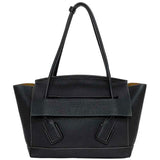 Bottega Veneta Tote Bag The Arco 48 Black 575941 f-19947 Leather BOTTEGA VENETA Flap Stitch Women's