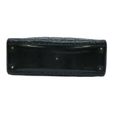 Christian Dior Lady Cannage handbag in patent leather, black