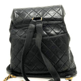 Chanel Matelasse backpack flap Backpack Black GoldHardware