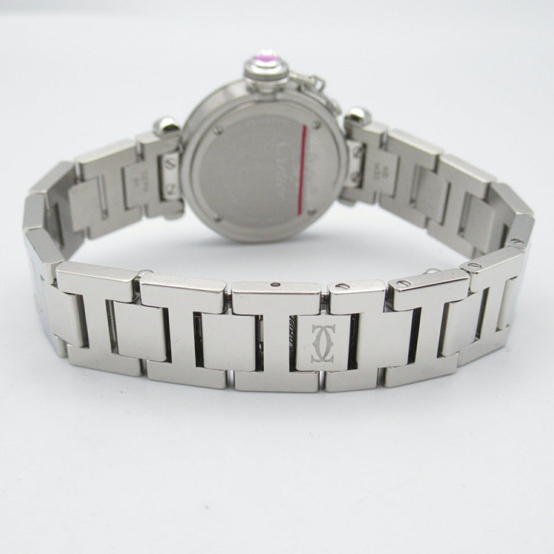 CARTIER Miss Pasha Watch Stainless Steel Ladies Pink W3140008